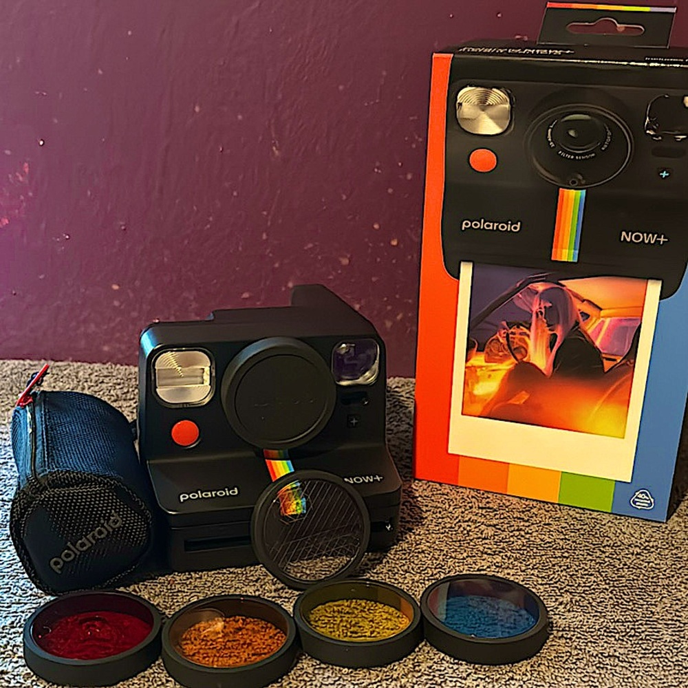 Polaroid Now+ Generation 2 i-Type Instant Camera + 5 lens filters